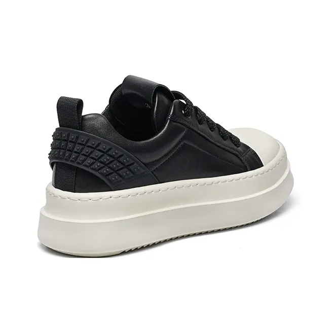 SALAXI Slip Resistant Height Increasing Low Top Skateboard Shoes Unisex-7