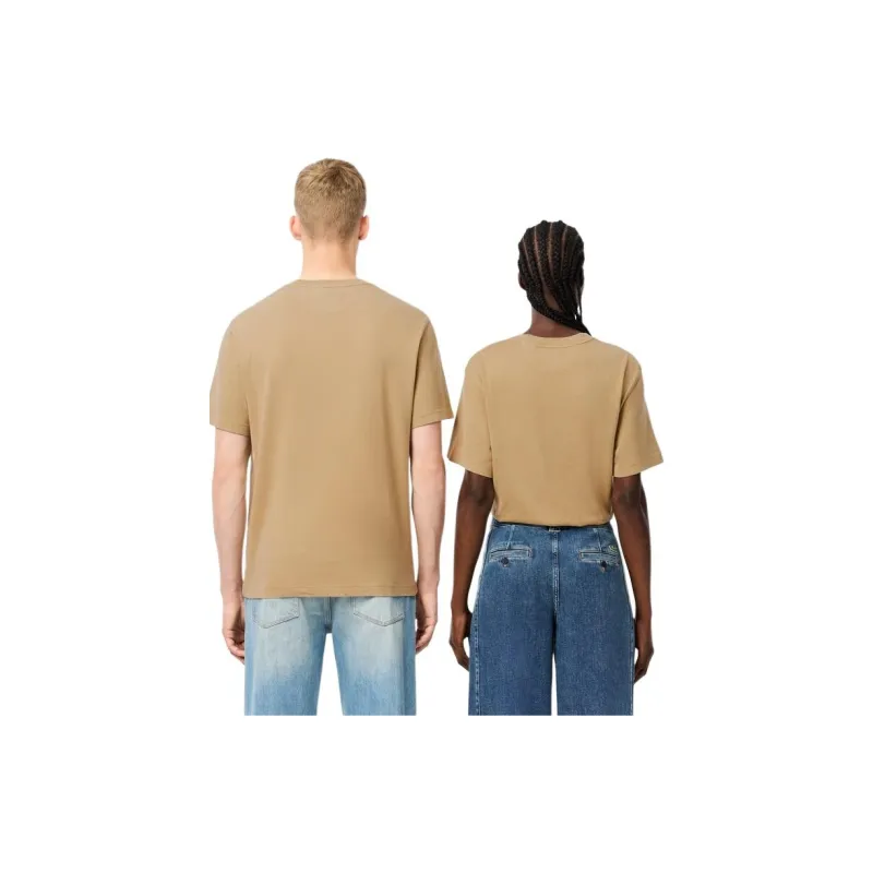 LACOSTE T-Shirt Unisex Light Umber-3