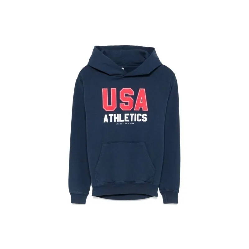 SPORTY & RICH Usa Athletics Hoodie-6