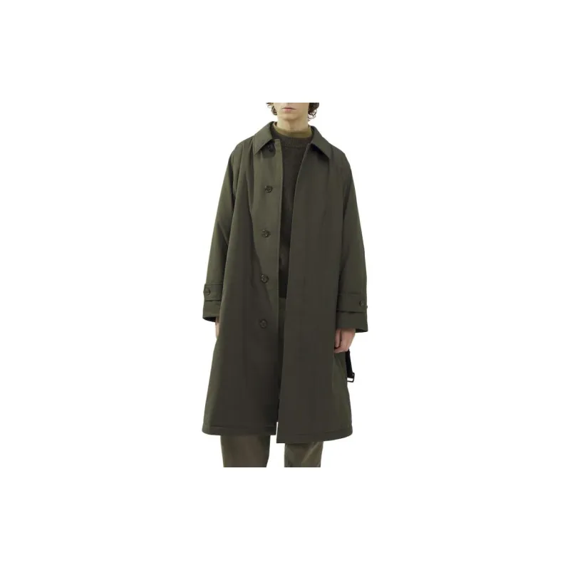 UNIQLO FW23 U Series Trench Coat Unisex Dark Olive-3