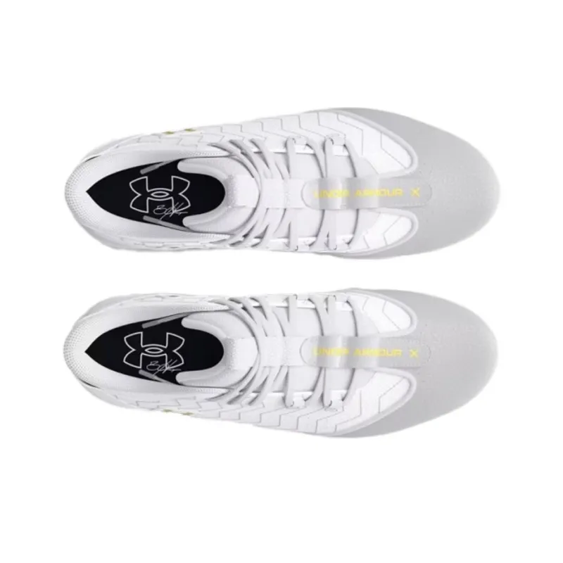 Under Armour Harper 9 Anti Slip Wear Resistant Mid Top Training Shoes Unisex White-2