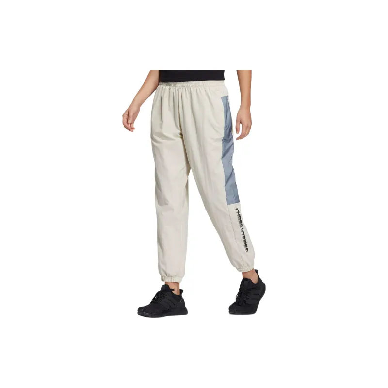 Adidas TRAINING SUPPLY PANTS Casual Pants Women's Sodium White/Gray Blue-1