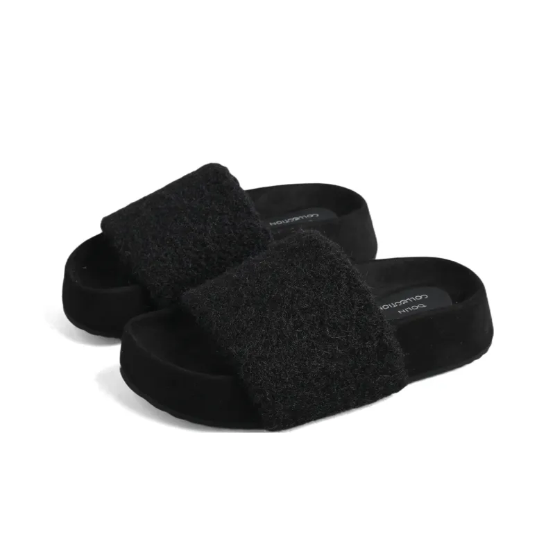 DOLIN COLLECTION Slip Resistant Fuzzy Slippers Outerwear Women's-3