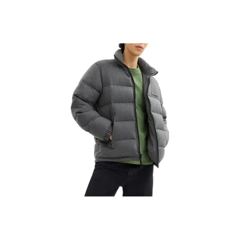 COACH FW24 Down Jacket Men's Dark Lime Gray-1