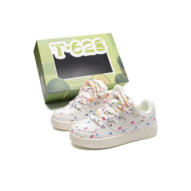 T628 Slip Resistant Waterproof Abrasion Resistant Lightweight Breathable Low Top Skateboard Shoes Women's Box Included-7