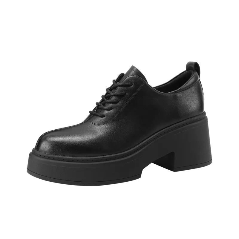 Mulinsen Oxford Shoes Casual Single Shoes 7CM Women's-7