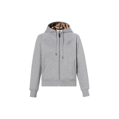 Burberry Logo-embroidered Zip-up Hoodie Women's