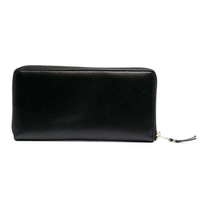 CDG Calfskin Wallet Regular Men's Red/Black-3