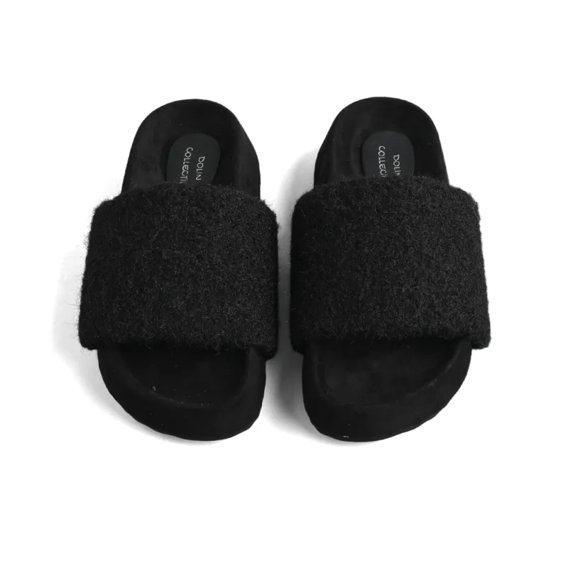 DOLIN COLLECTION Slip Resistant Fuzzy Slippers Outerwear Women's-2