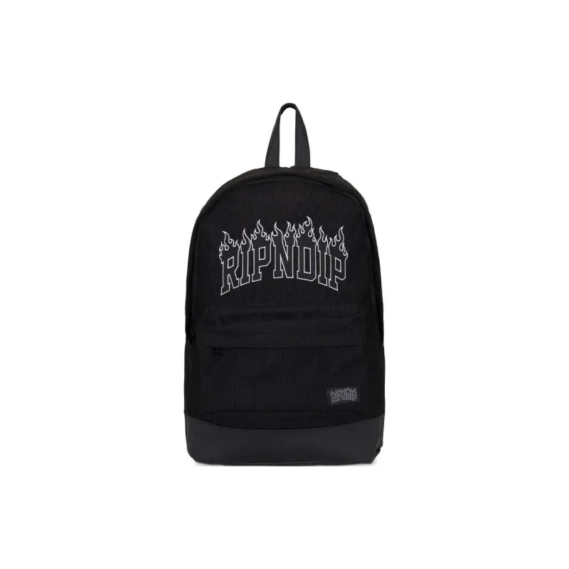 RIPNDIP Corduroy Backpack Unisex Black-0