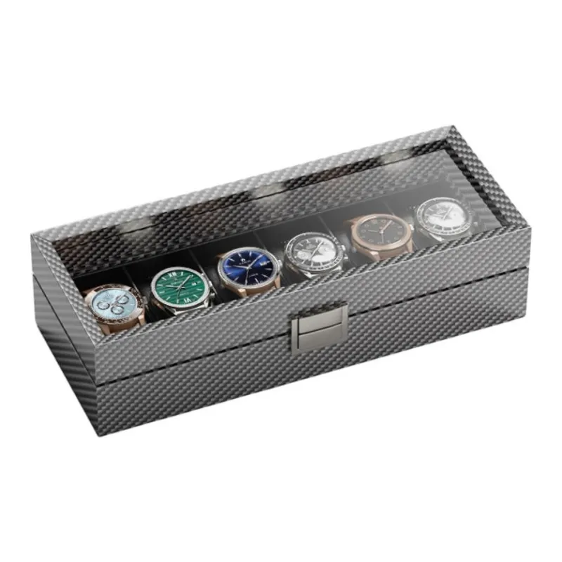 Brilliant Carbon Fiber Series Watch Case Unisex-0