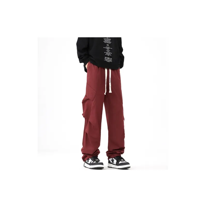 David Bakken Cargo Pants Wide Leg Casual Pants Unisex-5