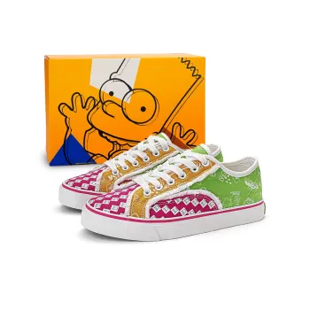 The Simpsons Durable Breathable Lightweight Low-Top Canvas Shoes Women's