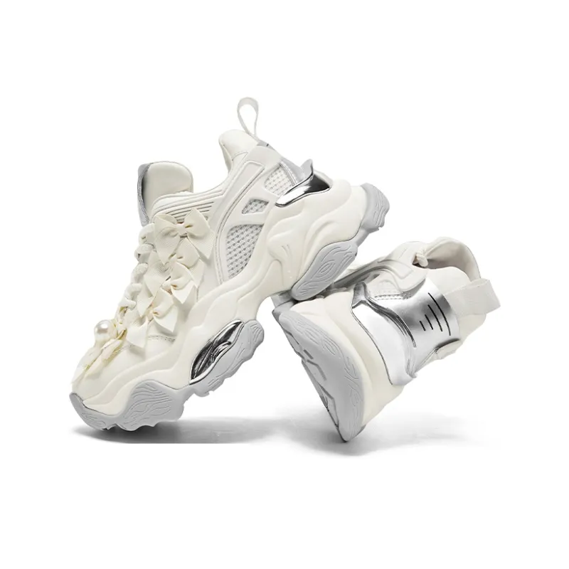 CHERYKALLY Wear-Resistant Height Increasing Low-Top Chunky Sneakers Women's-3