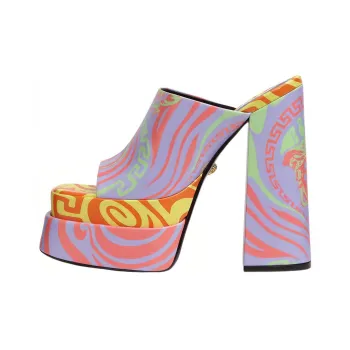 VERSACE Medusa Slide Slippers Women's Multicolor