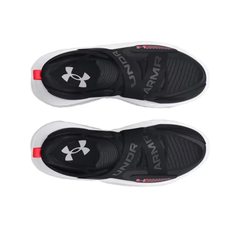 Under Armour Slip Resistant Low Top Basketball Shoes Unisex Black-3