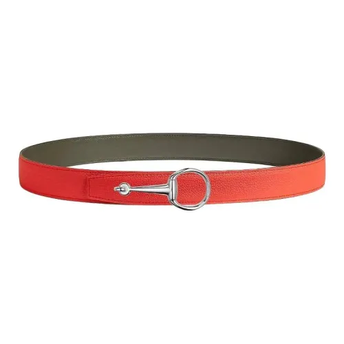 HERMES Leather Belts Unisex