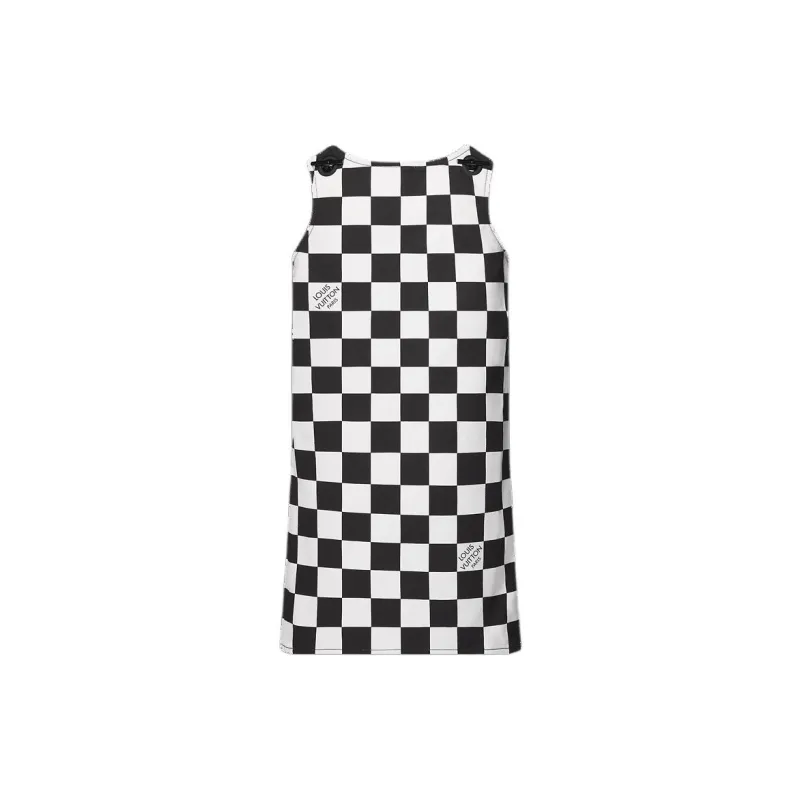 LOUIS VUITTON 2010s Damier Denim Dress-1