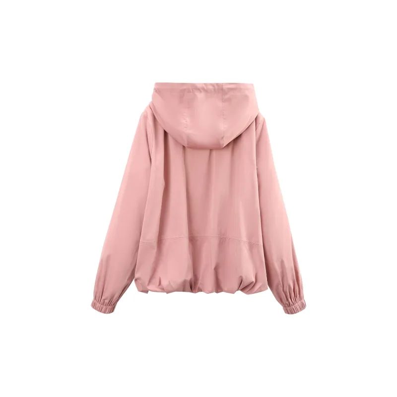 A Paradise For Awakening Jackets Coats Women's Fuchsia-1