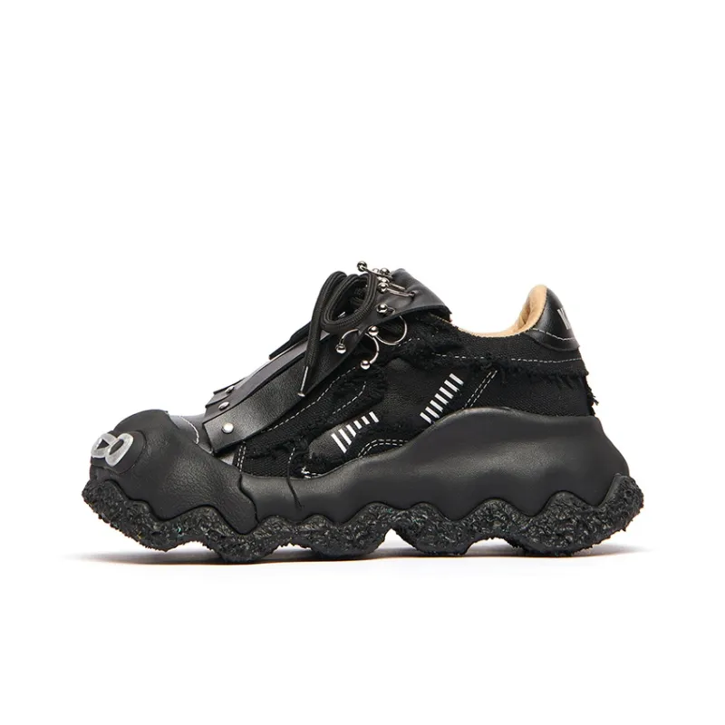 KEDDO Paint Is Not Dry Wear-Resistant Low-Top Chunky Sneakers Unisex-12