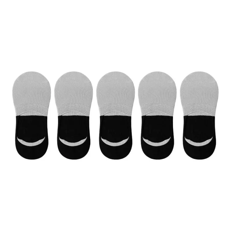 ROBINHOOD No Show Socks Men's 5 Pack-10