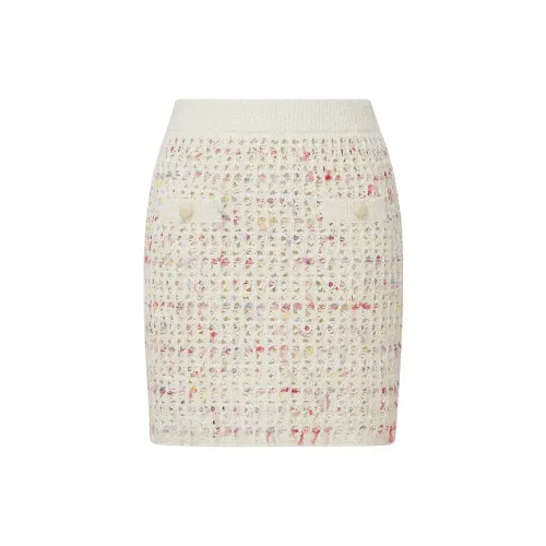 D'zzit Casual Short Skirts Women's Off White