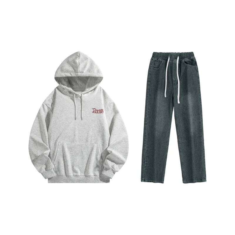 A.X.S.K Sweatshirt Sets Unisex-234