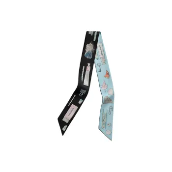 HERMES Mulberry Silk Silk Scarves Women's Multicolor