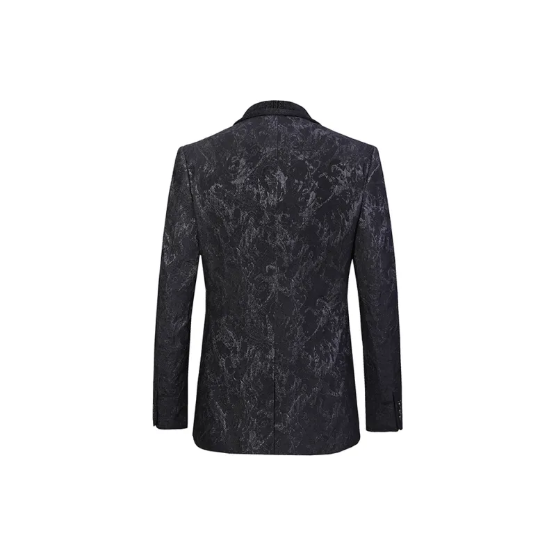 ANDREW MACKENZIE Business Suit Men's Black Gray-1