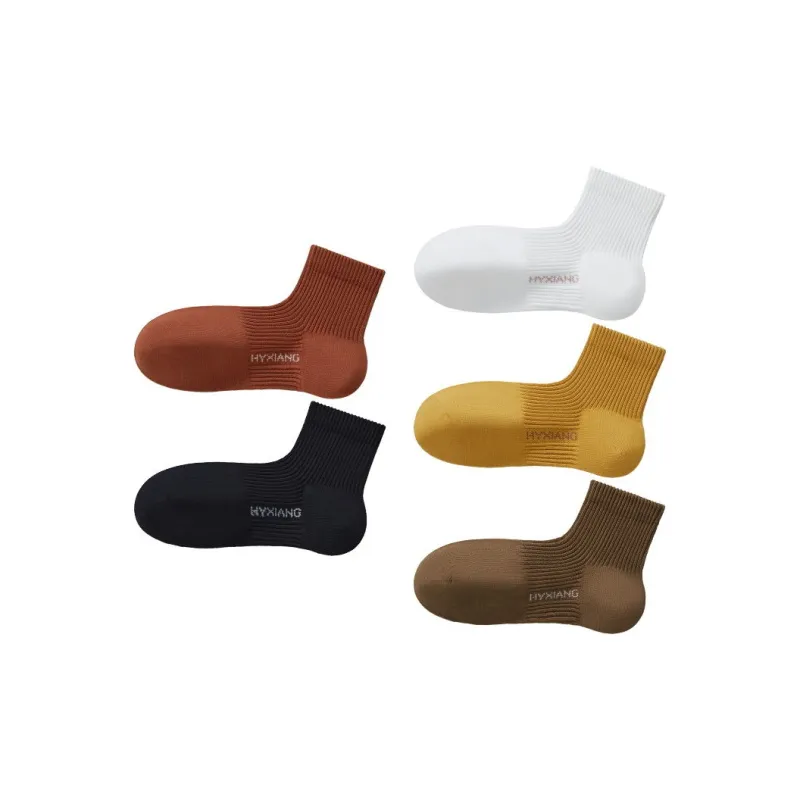 H YXIANG Ankle Socks Women's 5 Pack-6