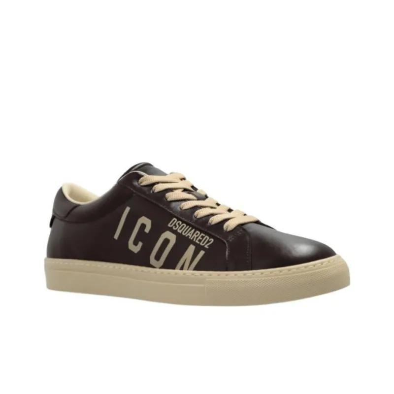 DSQUARED 2 Icon Logo Printed Boxer Sneakers-2