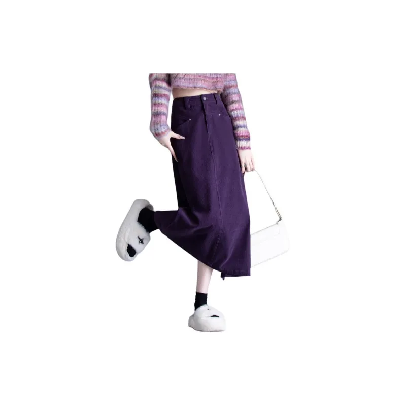 You Cow Me Pants Casual Long Skirts Women's-7