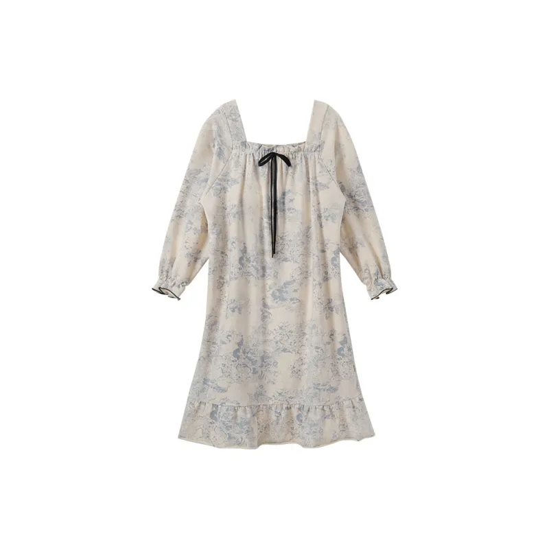 OUSHIBO Nightgown Women's Apricot-0