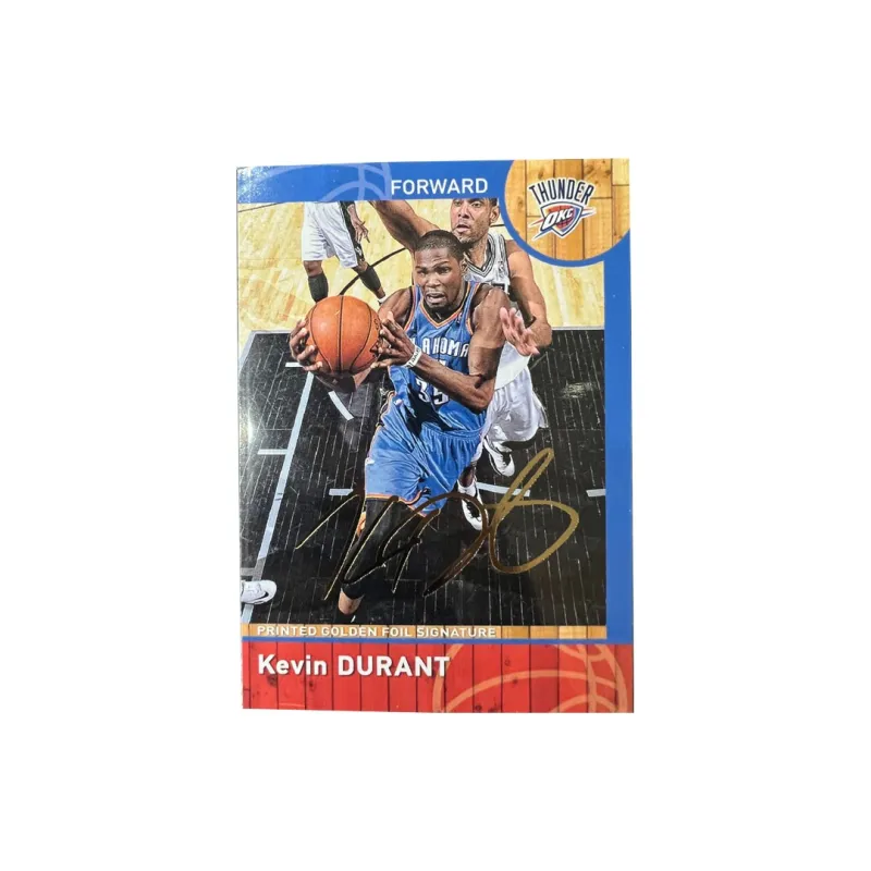 PANINI Kevin KD Thunder Team Gold Pen Autograph Signature Star Player Card Rare Card Sports Cards 1 Pc-0
