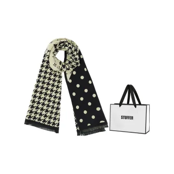 STUFFER Faux Cashmere Knit Scarves Unisex