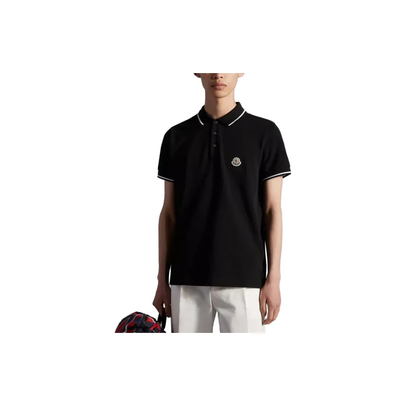 Moncler Polo Shirts Men Black M - POIZON Moncler Polo Shirts Men Black M - POIZON