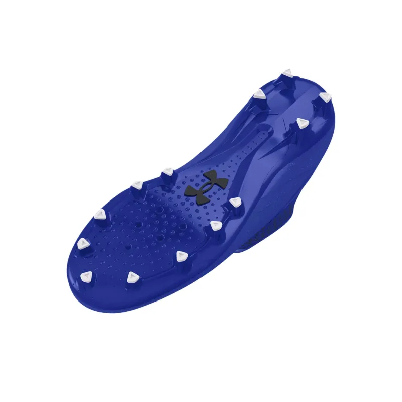 Under Armour Highlight 2 Slip Resistant Rebound Soccer Shoes Unisex Dark Blue-4