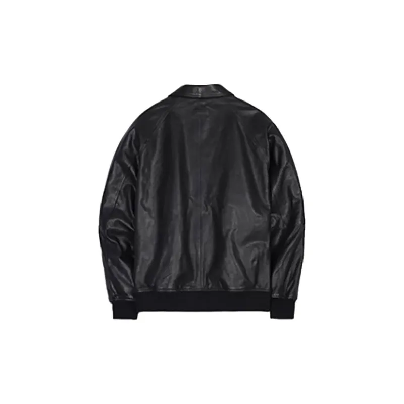 MCS Leather Jackets Men Black-1