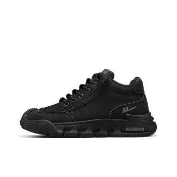 Warrior Slip on Slip on Shoes Lightweight Wear Resistant And Slip Resistant Low Top Casual Shoes Men's Black