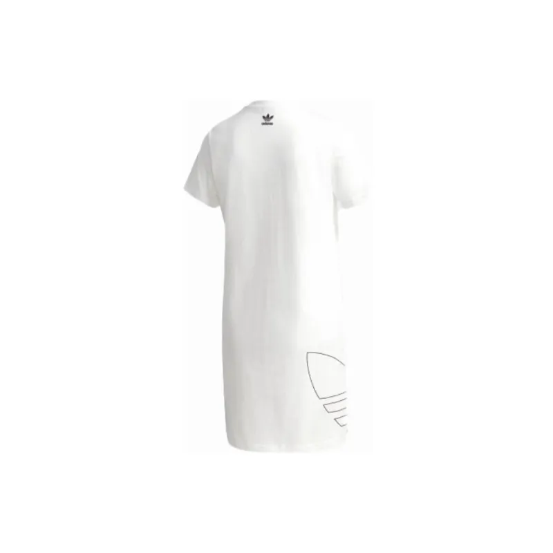 Adidas Originals Short Sleeved Dresses Women's White-1