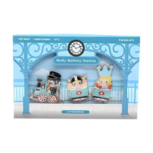 POP MART Molly BTS Train Badges