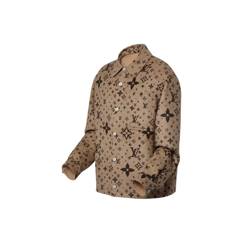 LOUIS VUITTON Jackets Coats Men's Apricot-2