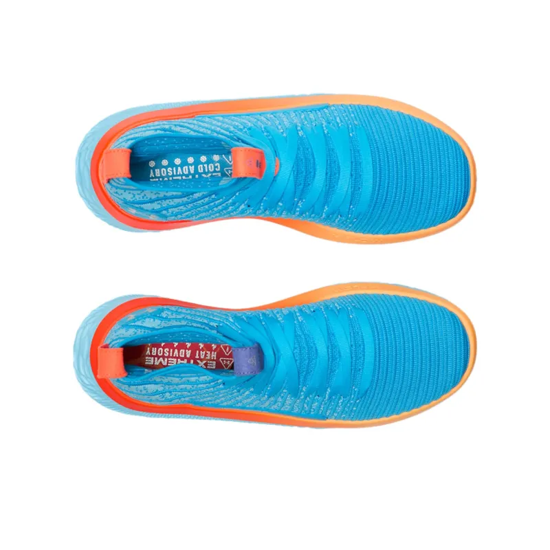 Under Armour FUTR X ELITE Anti Slip Wear Resistant Mid Top Basketball Shoes Unisex Blue-3