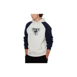 GUESS Sweatshirts Unisex Medium Heather Gray Navy Blue