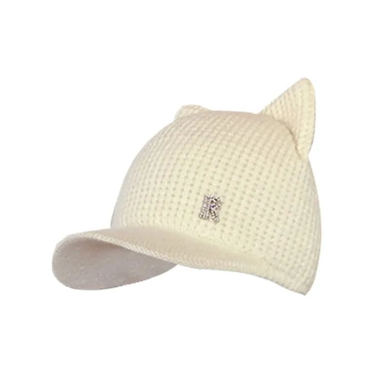 BANDICOOT Rabbit Fur Beanies Women's-3