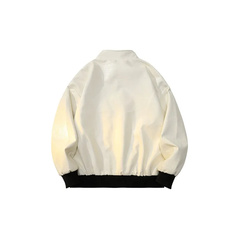 FAX FOR FMACM Leather Jacket Unisex-1