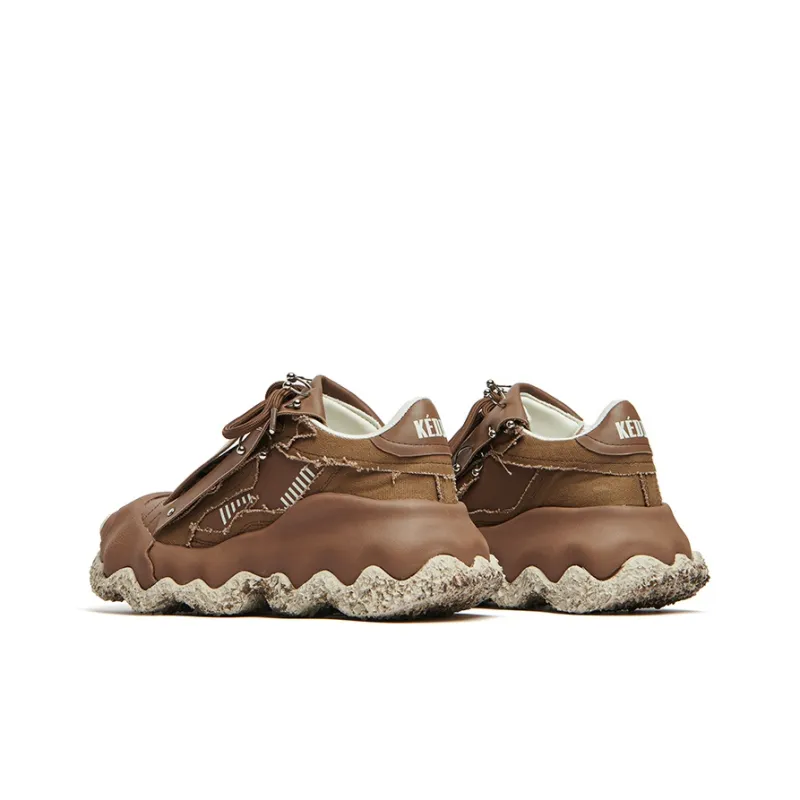 KEDDO Paint Is Not Dry Wear-Resistant Low-Top Chunky Sneakers Unisex-22