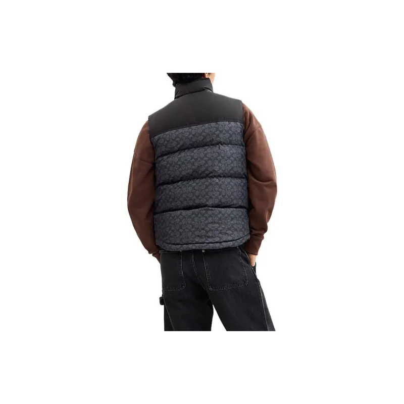 COACH FW24 Down Jacket Men's Charcoal Gray L - POIZON