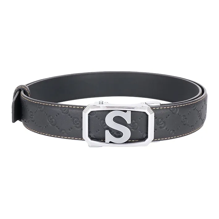 NINE NAIL Cow Leather Genuine Leather Leather Belts Men's Width  3.5cm-12
