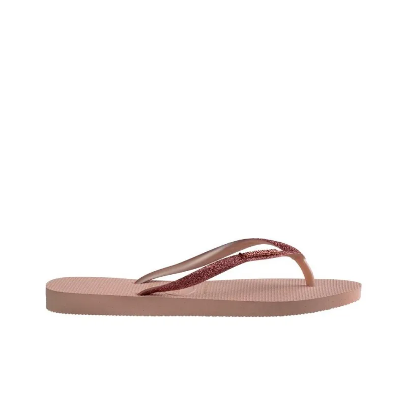 Havaianas Rubber Sole Slip Resistant Flip Flops Women's Pink-1